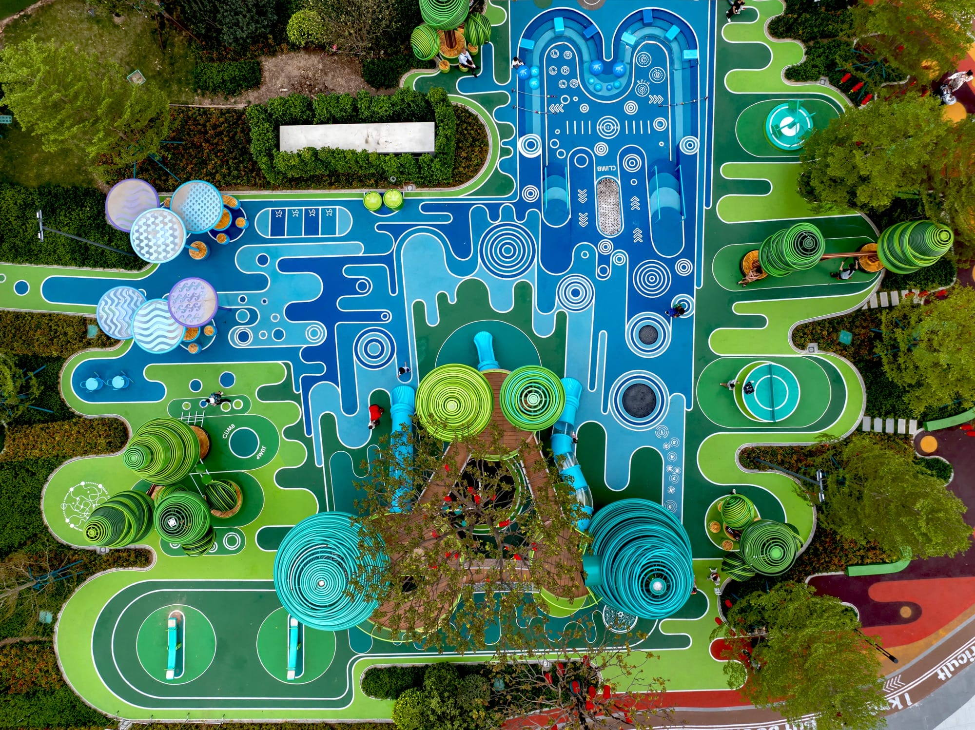 Land, Sea, and Wiry Trees Converge in 100architects’ Imaginative New Playground — Colossal