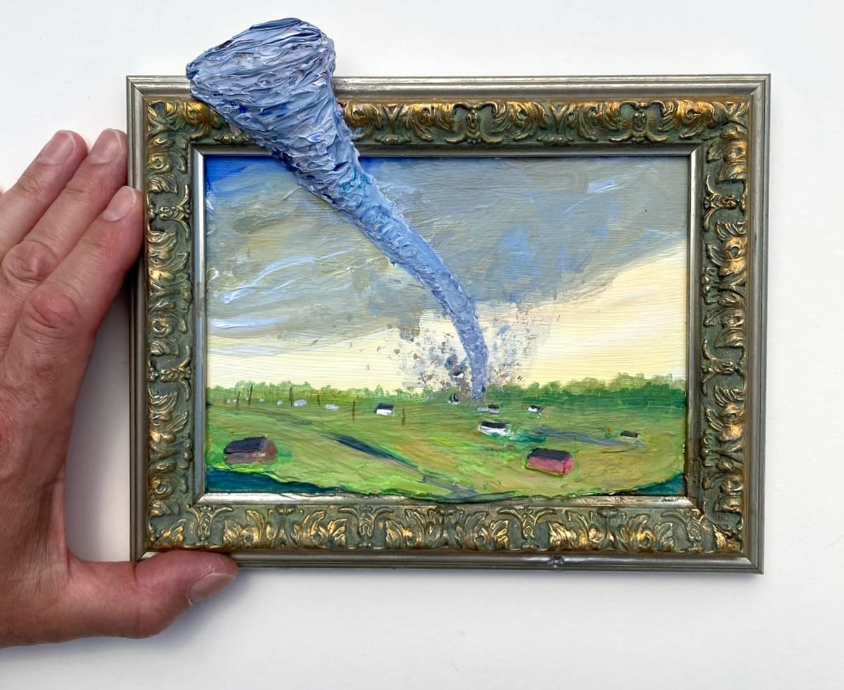 From Miniature to Massive, Boundless Landscapes Spill Out of Frame in Barry Hazard’s Paintings — Colossal