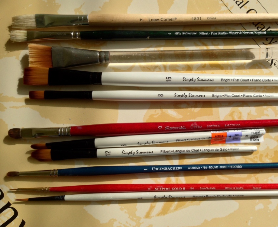 Best brushes for oil & acrylic painting – Veronica Winters Painting
