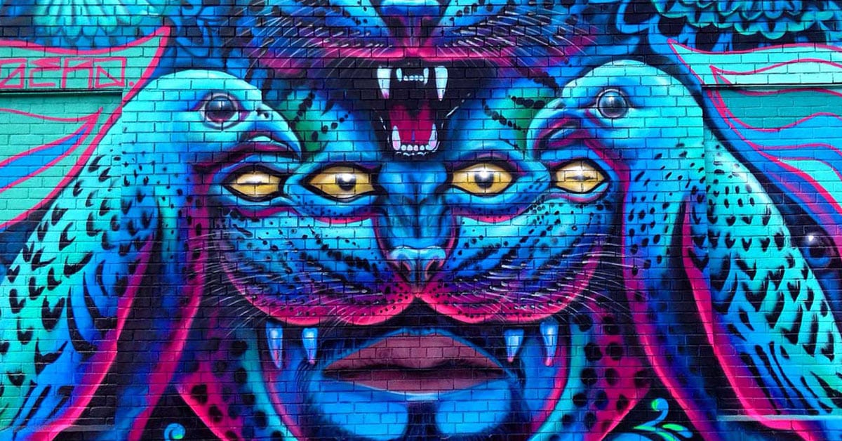 Alvarez WERC street artist – The Shapeshifter Muralist W3RC